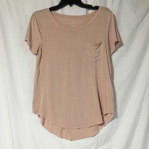 **SOLD**Blush pink pocket T-shirt